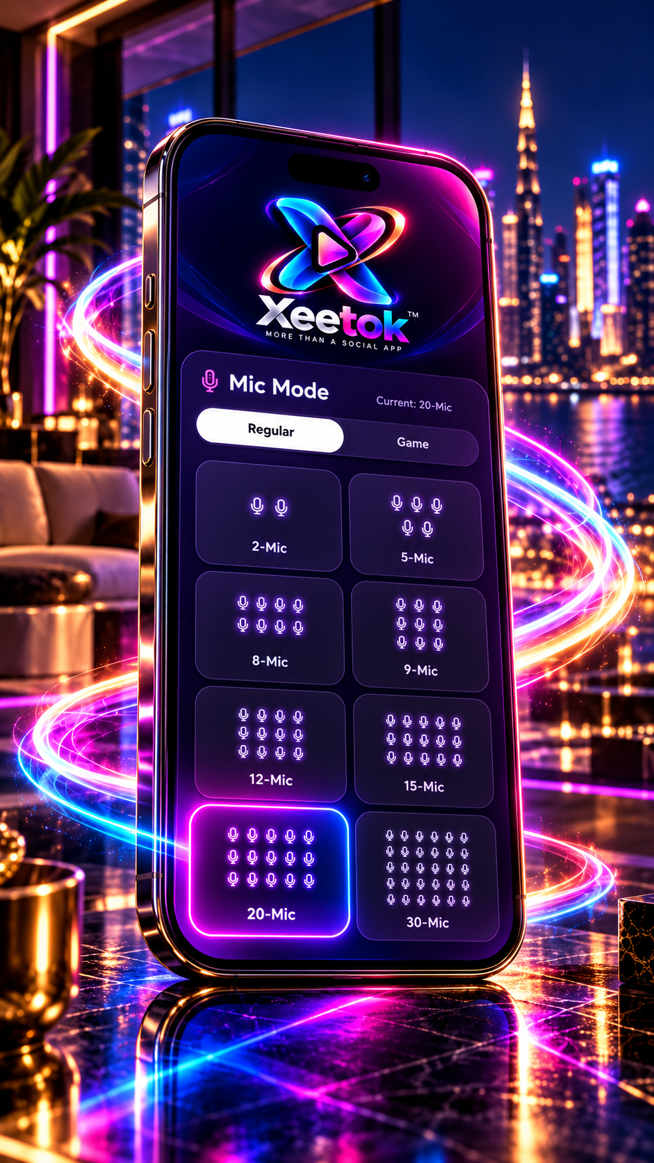 Xeetok app interface screenshot 03