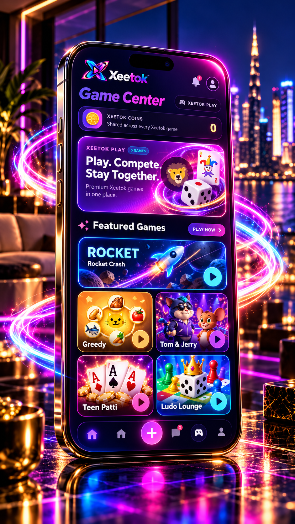 Xeetok app interface screenshot 05