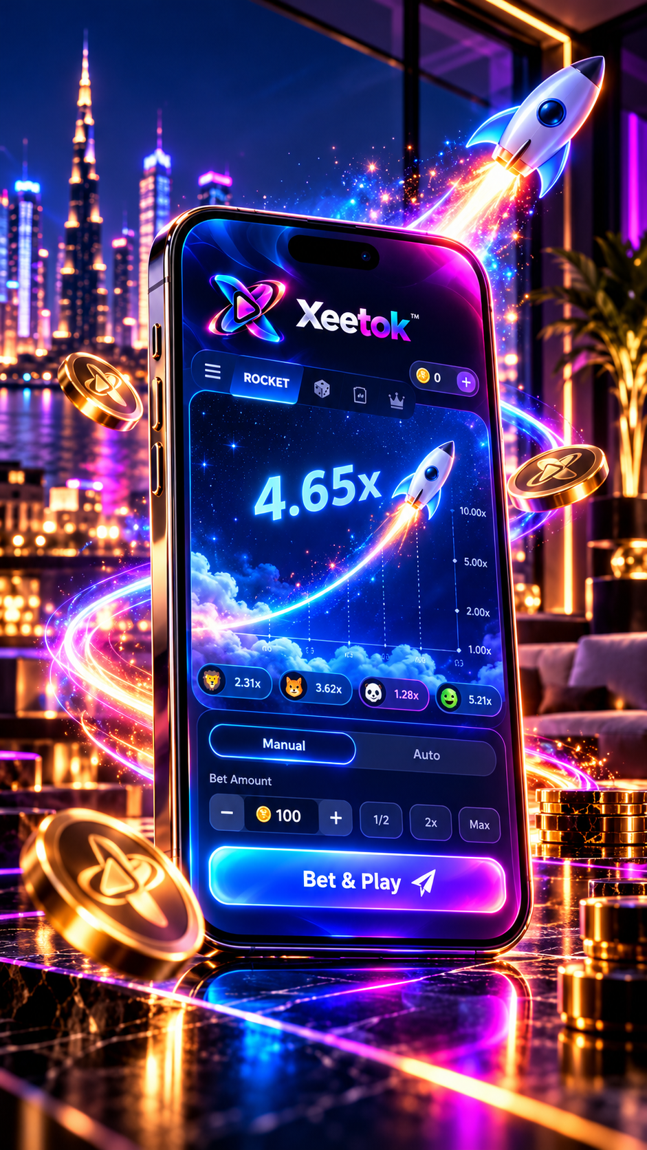 Xeetok app interface screenshot 06